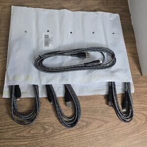 IPhone charging cord 6ft long package of 4 NEW.